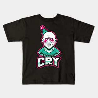 Horror graphic ‘don’t cry’ Kids T-Shirt